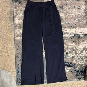 Navy Blue Wide-Leg Pants